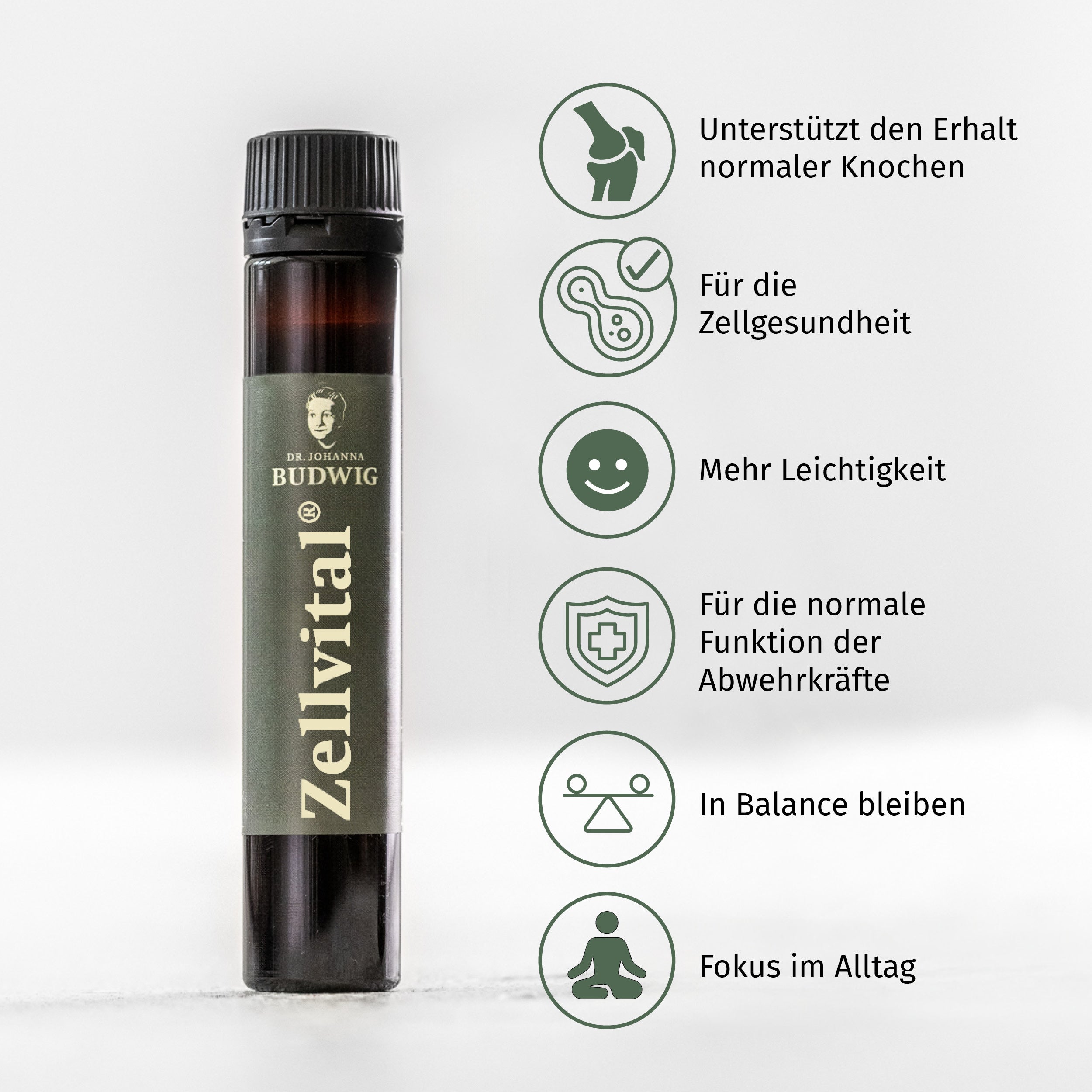 Dr. Johanna Budwig Zellvital Trinkampullen 28x25 ml Beere