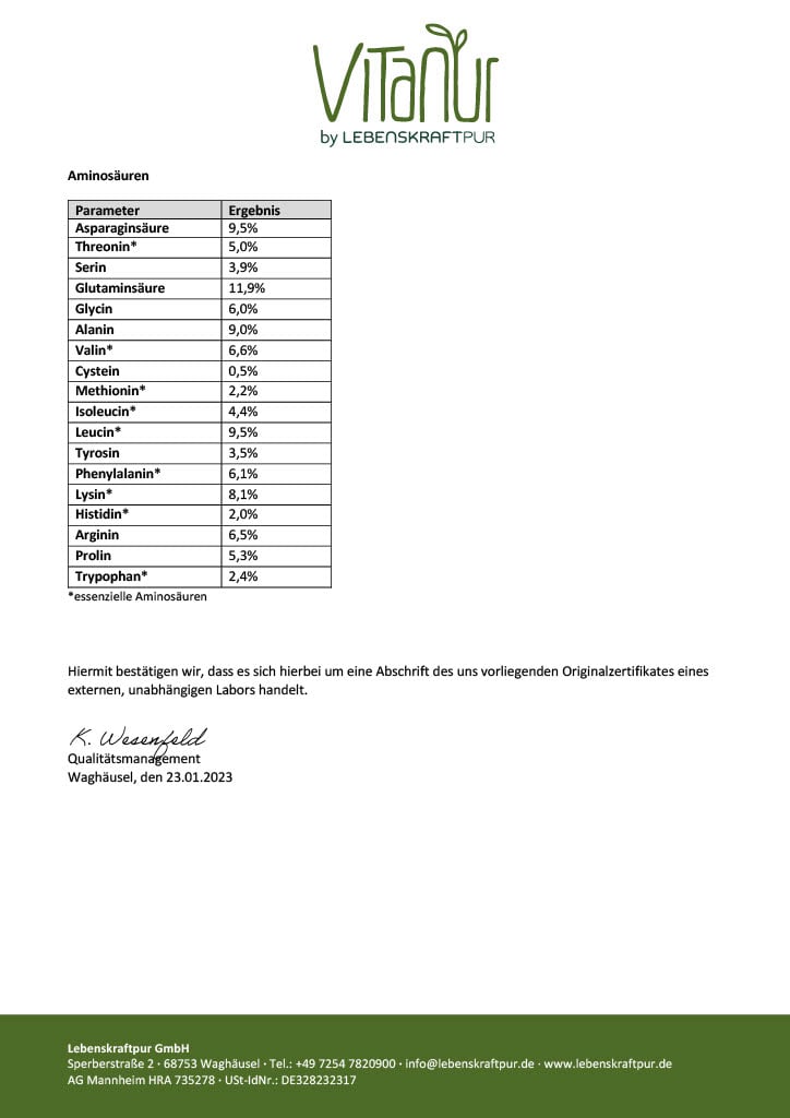 LebenskraftPur Superfood Chlorella Presslinge 660 g B12
