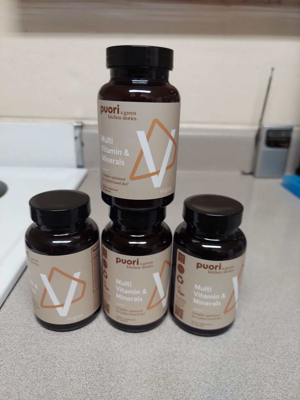 Puori V Multivitamin Mineralien vegan 13 Vitamine 9 Mineralien