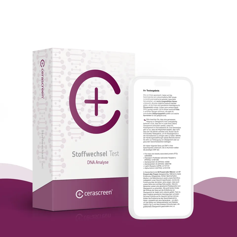 cerascreen Stoffwechsel Test DNA Selbsttest Speichel