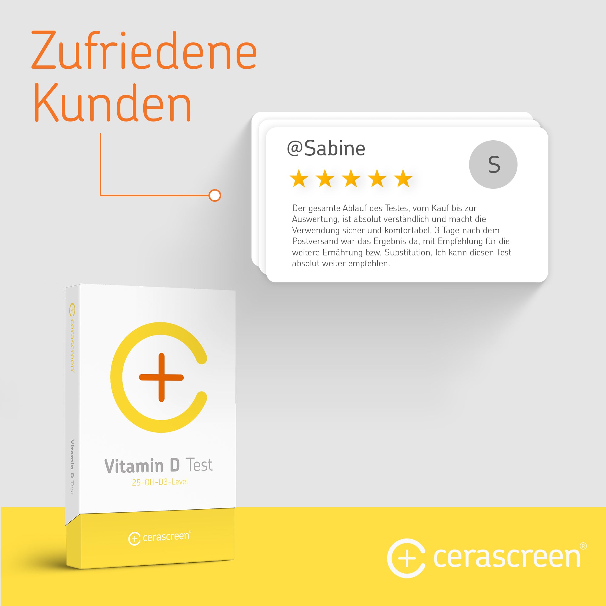 cerascreen Vital Vitamin D Basic Bluttest 25-OH-D3 Test