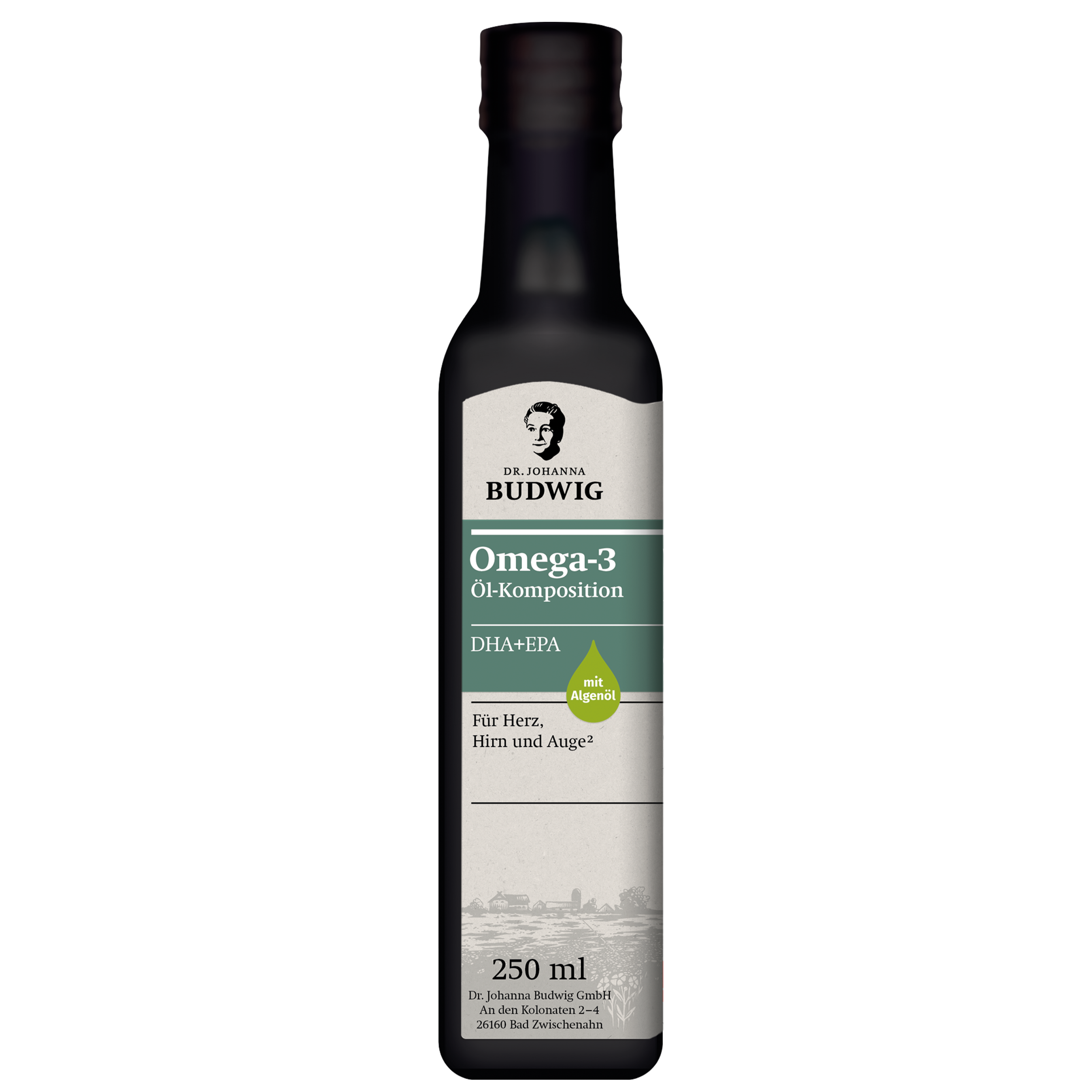 Dr. Budwig Omega-3 DHA+EPA Öl Pur 250 ml vegan