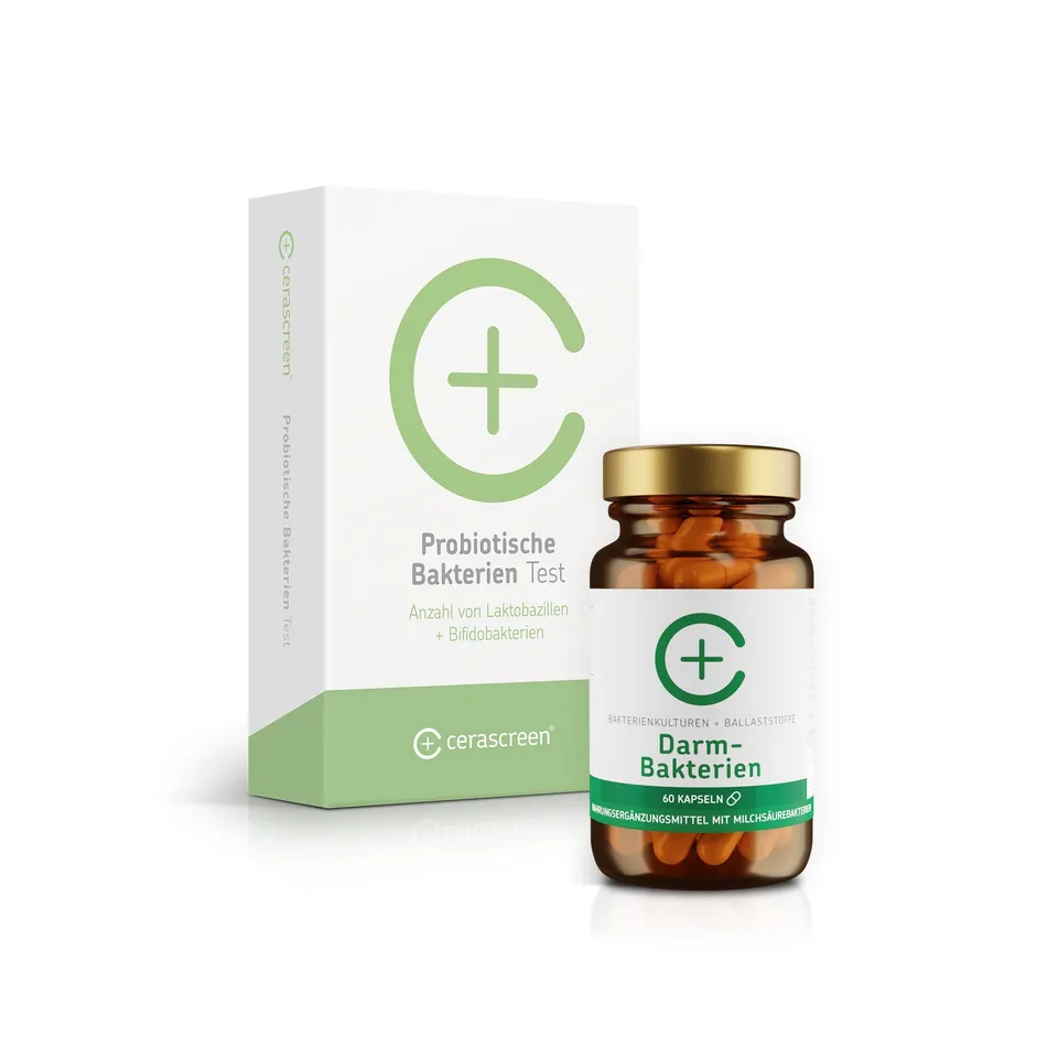cerascreen Vital Kombi-Paket Darmbakterien Test + Kapseln