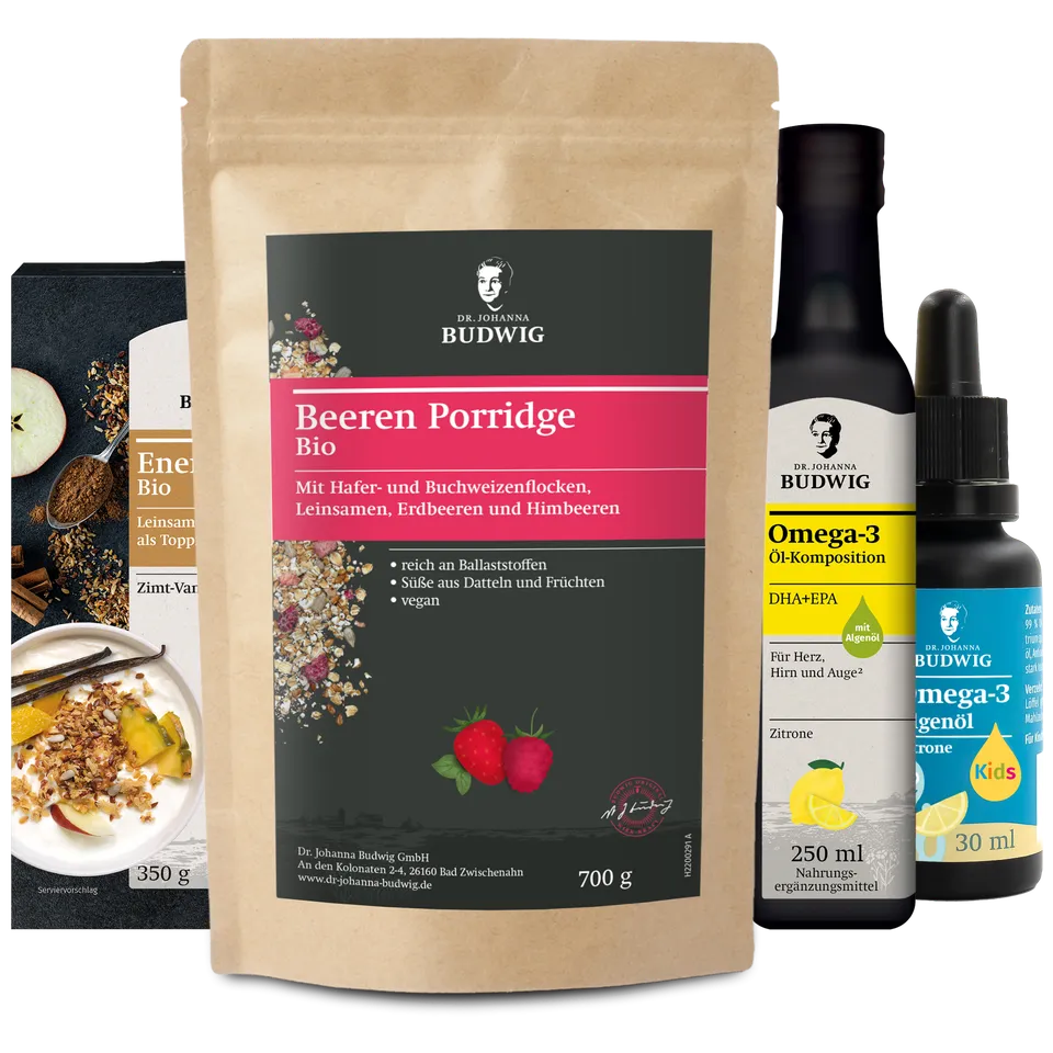 Dr. Johanna Budwig Svenjas Family Paket Porridge Beere