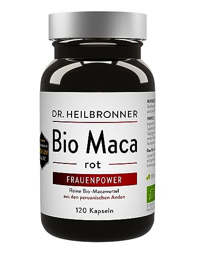 Dr. Heilbronner Vitalstoffe Bio Maca rot Kapseln 120 Stk Frauenpower