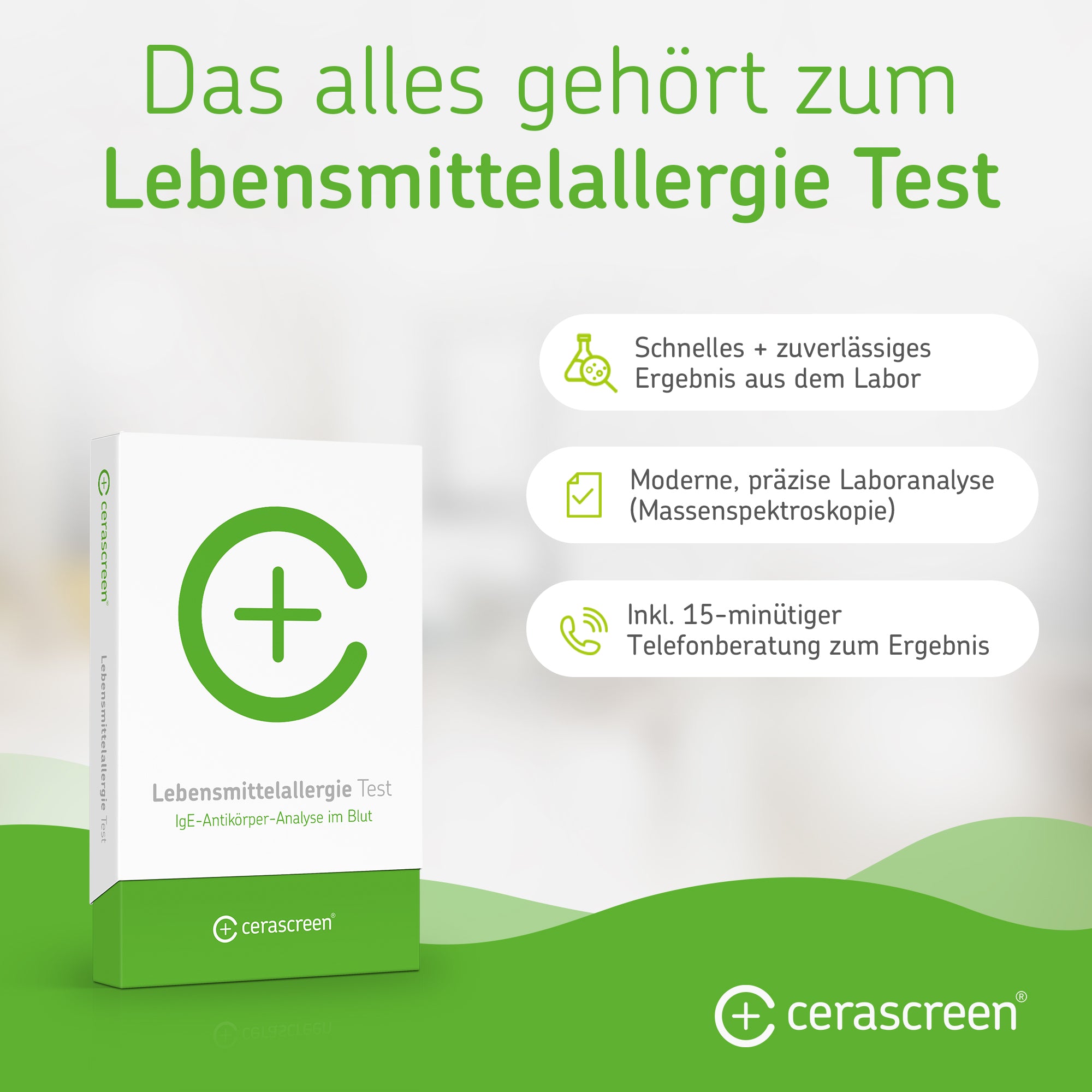 cerascreen Testkits Lebensmittelallergie Test Bluttest