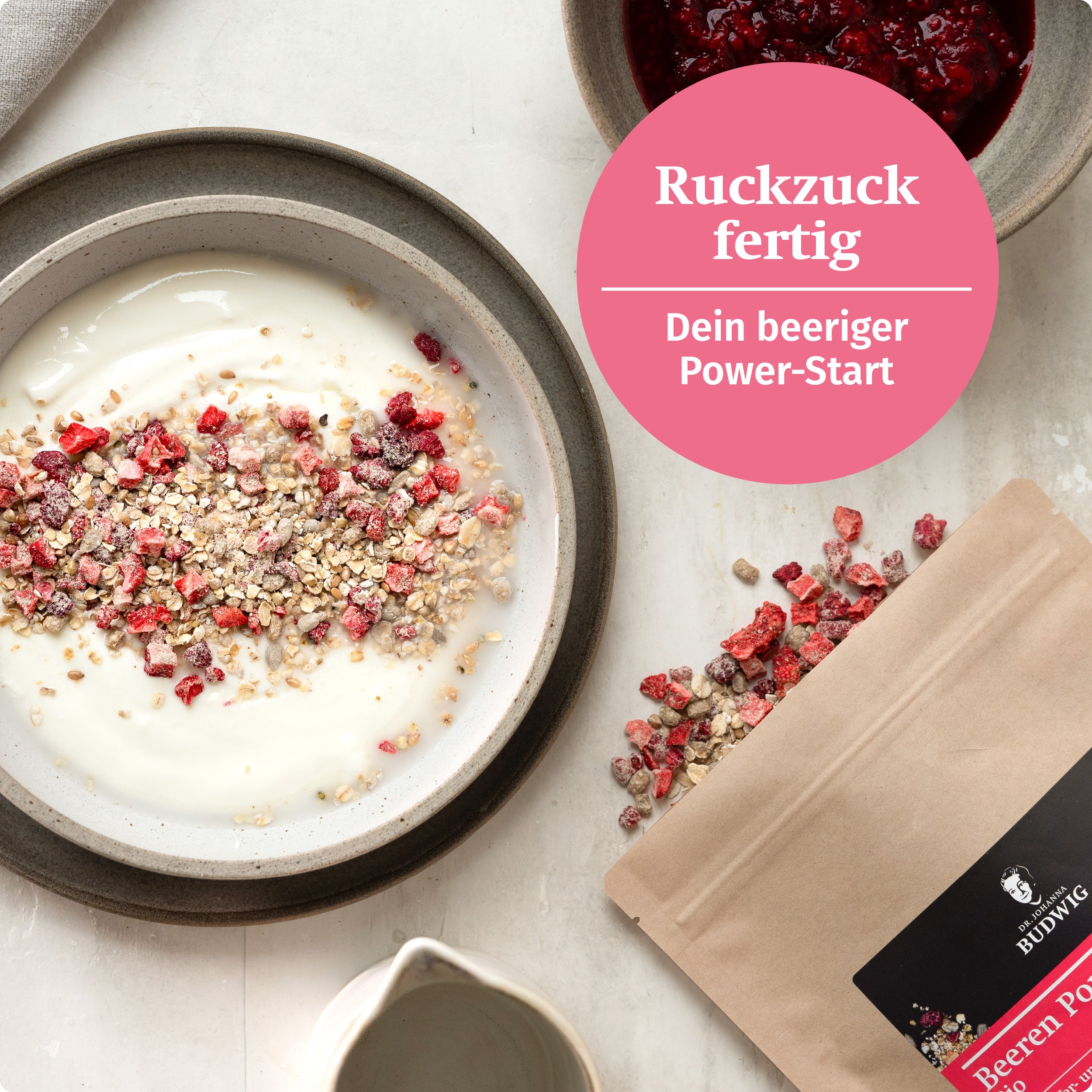 Dr. Johanna Budwig Beeren Porridge Porridge 700 g glutenfrei