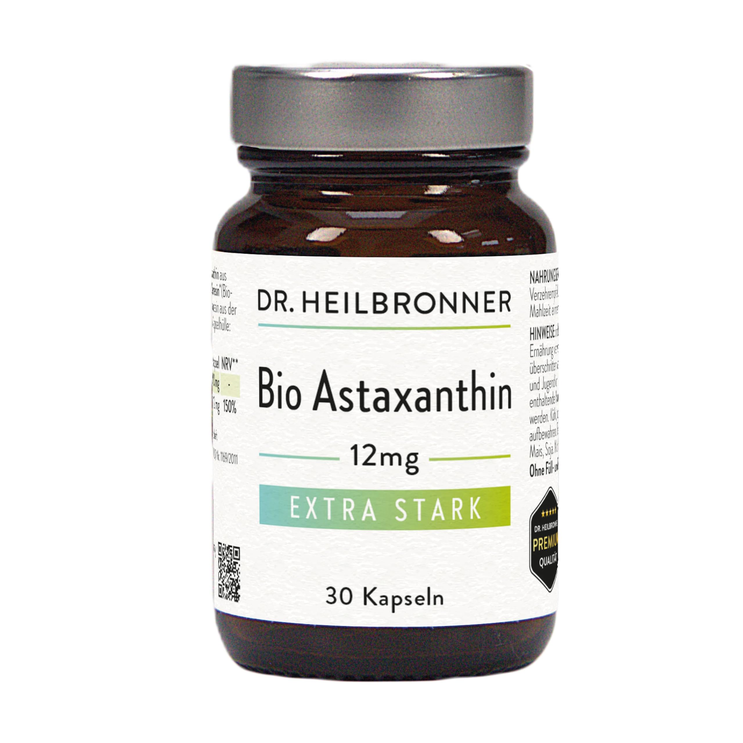 Dr. Heilbronner BIO-Astaxanthin 12mg Kapseln 90 Stk hochdosiert