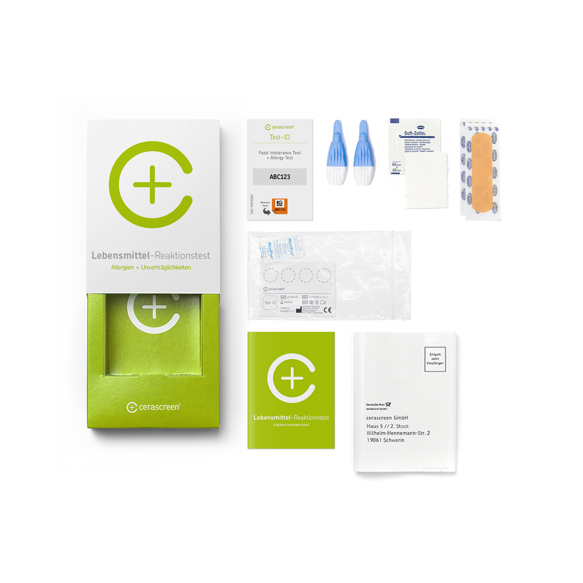 cerascreen Vital Lebensmittel-Reaktionstest Bluttest Einzelpackung