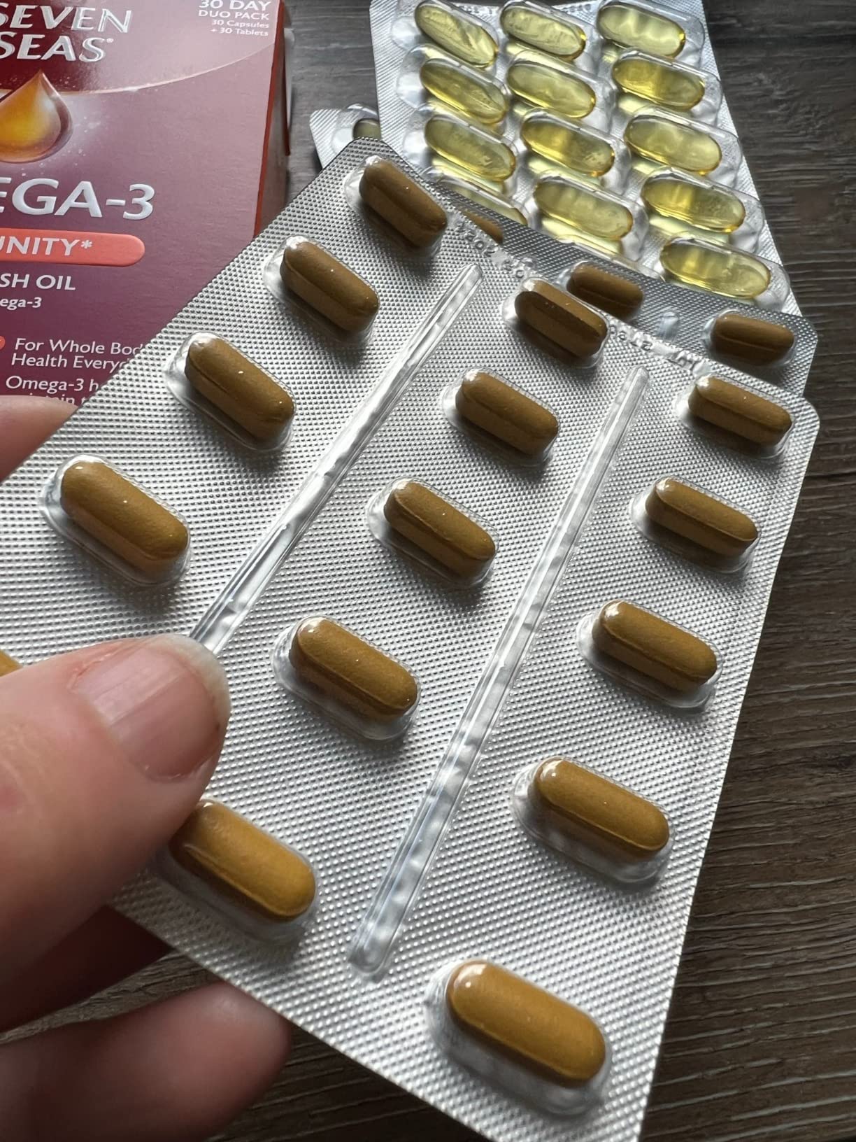 Seven Seas Omega-3 & Immunity Fischöl Kapseln 30 Tage Duopack