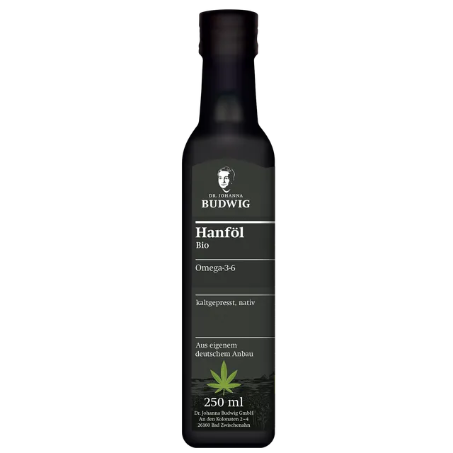 Dr. Johanna Budwig Speiseöle Hanföl nativ 250 ml Bio kaltgepresst