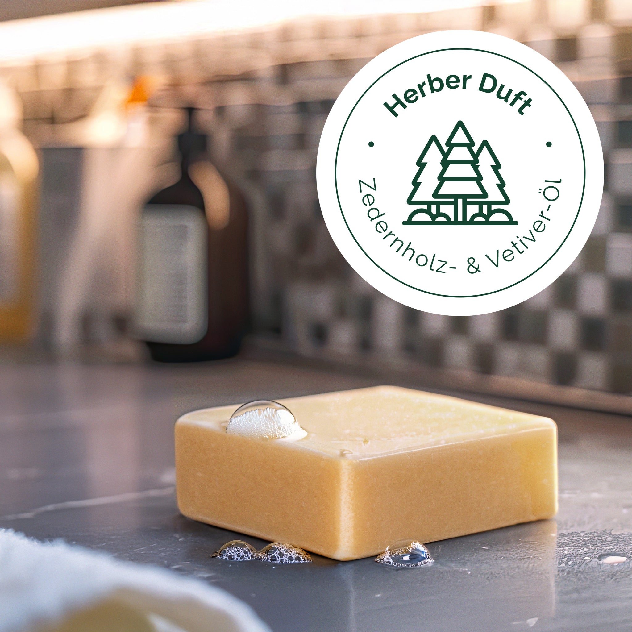LebenskraftPur Aurelius Duschseife Ziegenmilch Vetiver