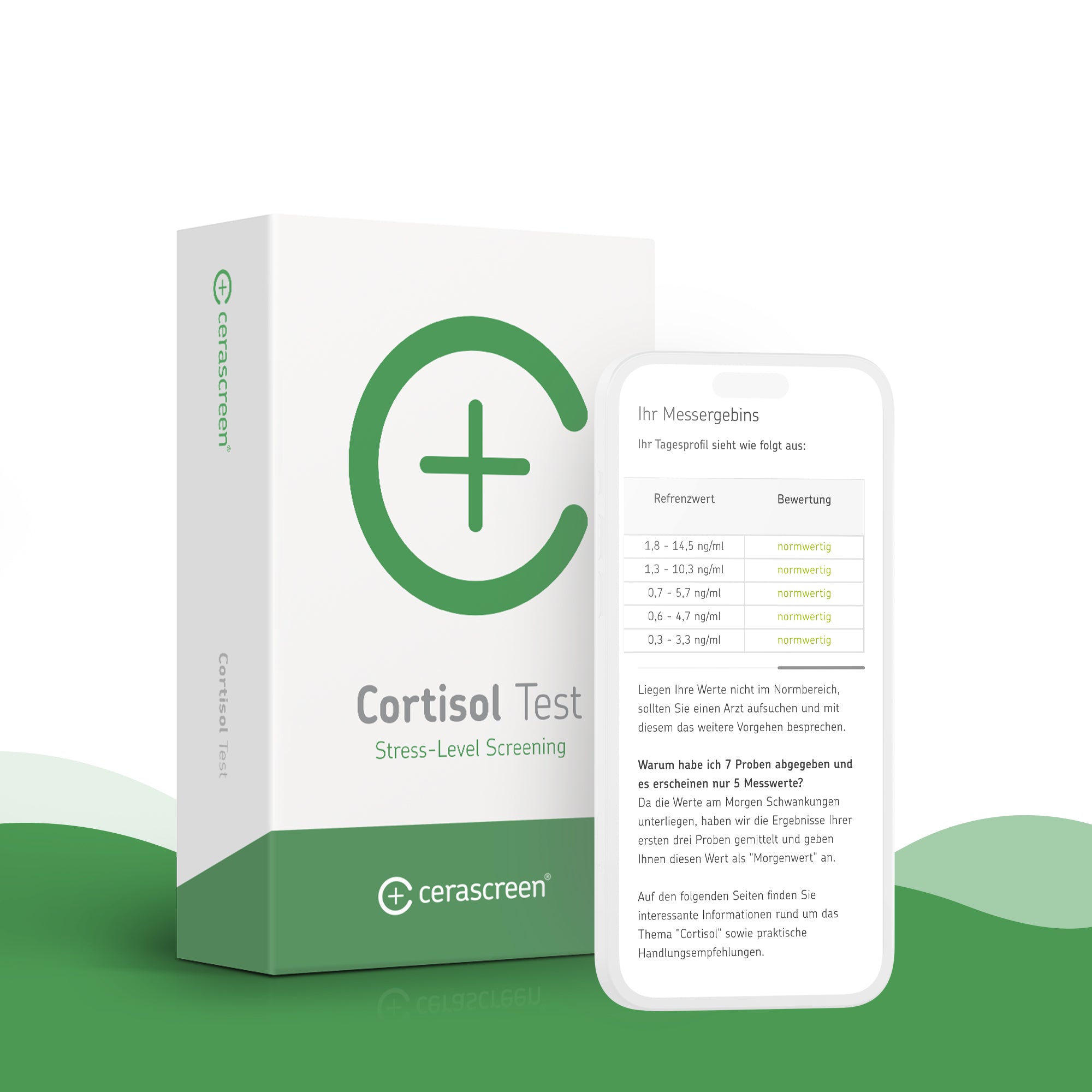 cerascreen Cortisol Test Hormontest Einzelpackung