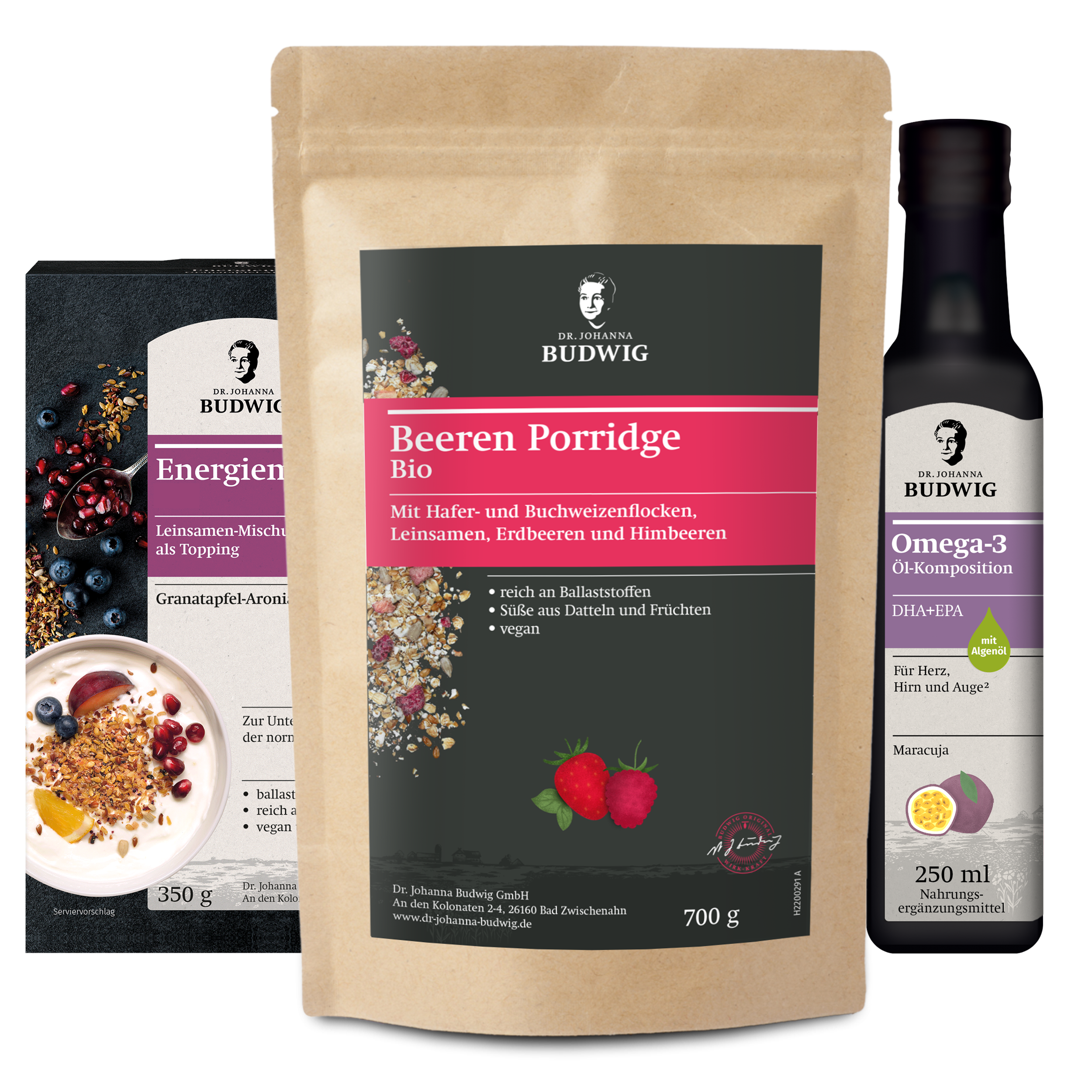 Dr. Johanna Budwig Jessis Frühstücks Paket Beeren