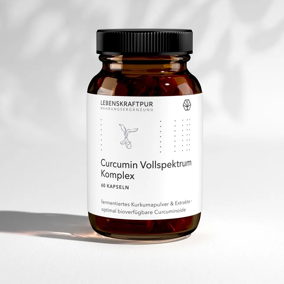 LebenskraftPur Curcumin Vollspektrum Komplex Kapseln Kurkuma