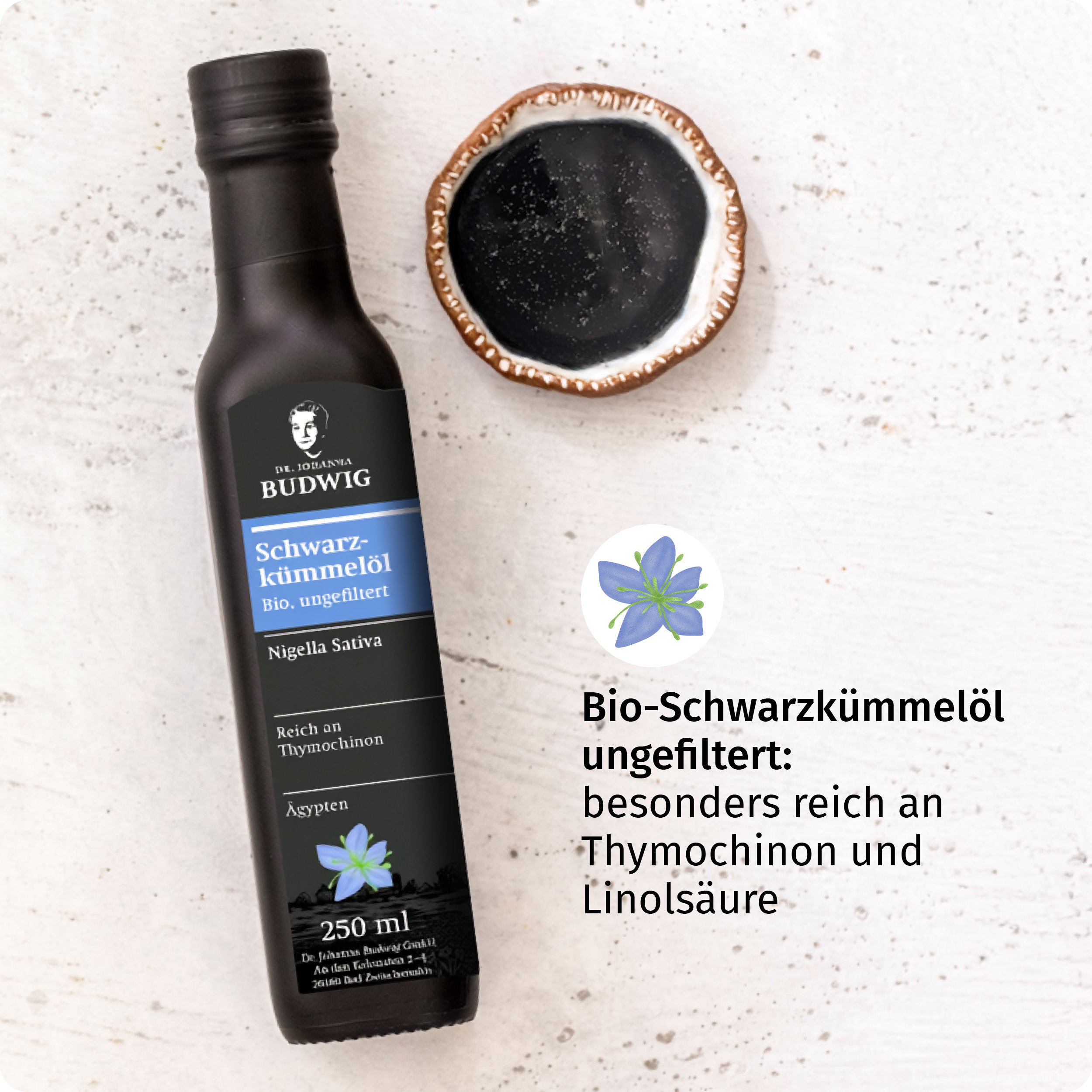 Dr. Budwig Schwarzkümmel-Omega-3 Saison-Set Öle pflanzlich