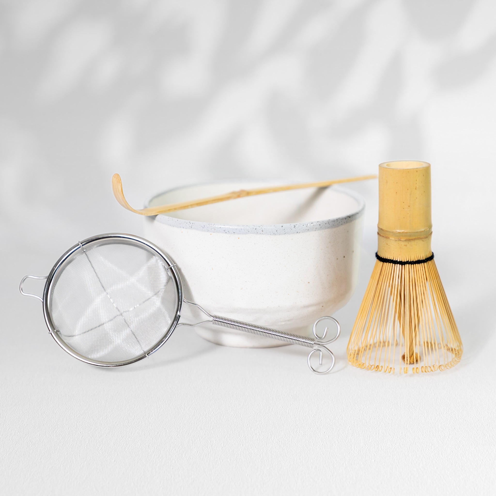 LebenskraftPur Premium Matcha-Zubehör Set 4-teilig Bambus