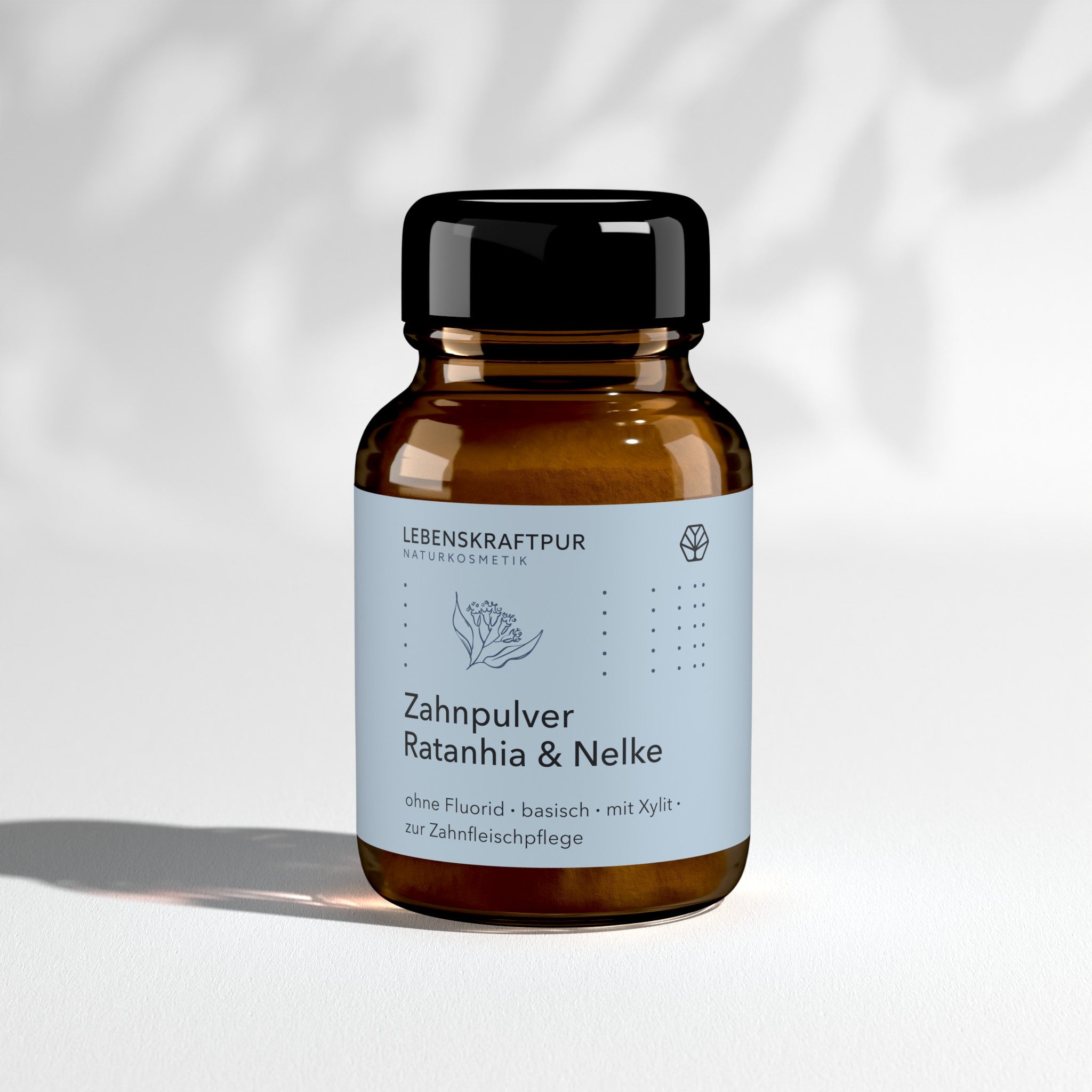LebenskraftPur Zahnpulver Ratanhia Nelke Naturkosmetik Vegan