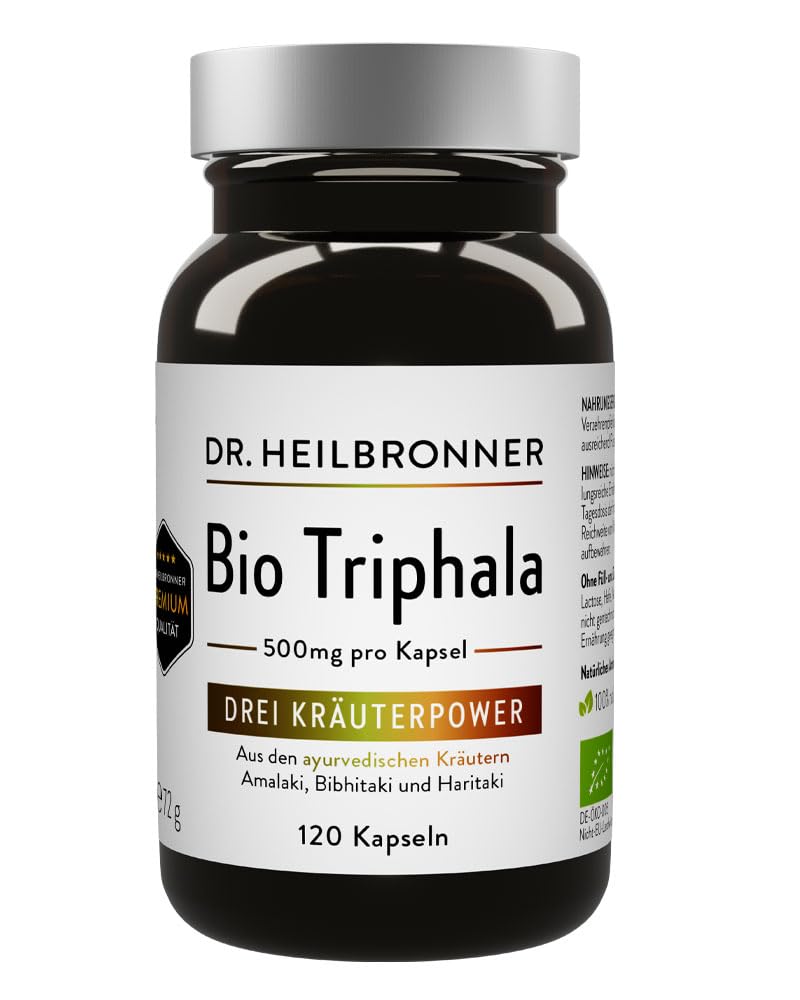 Dr. Heilbronner Vitalstoffe Bio Triphala Kapseln 120 vegan