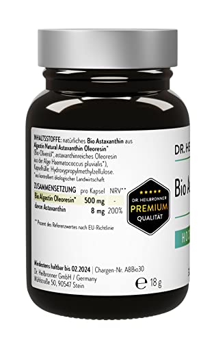 Dr. Heilbronner Bio-Astaxanthin 8mg Kapseln 30 Stück vegan