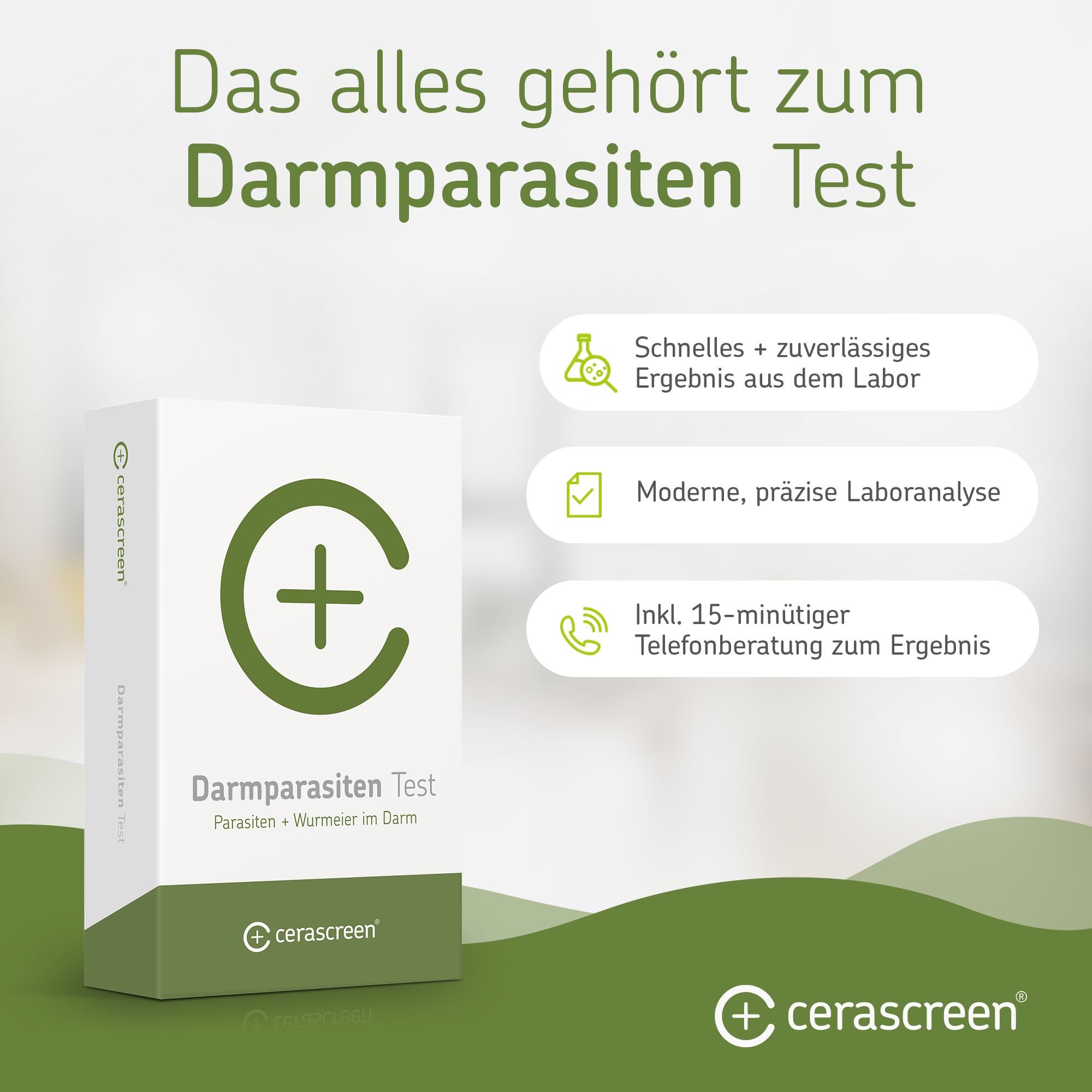 cerascreen Vital Darmparasiten Test Stuhltest