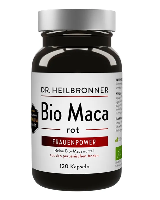 Dr. Heilbronner Vitalstoffe Bio Maca rot Kapseln 120 Stk Frauenpower
