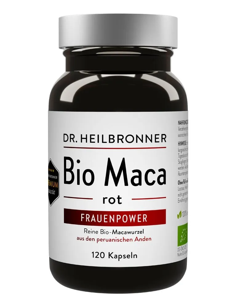 Dr. Heilbronner Vitalstoffe Bio Maca rot Kapseln 120 Stk Frauenpower