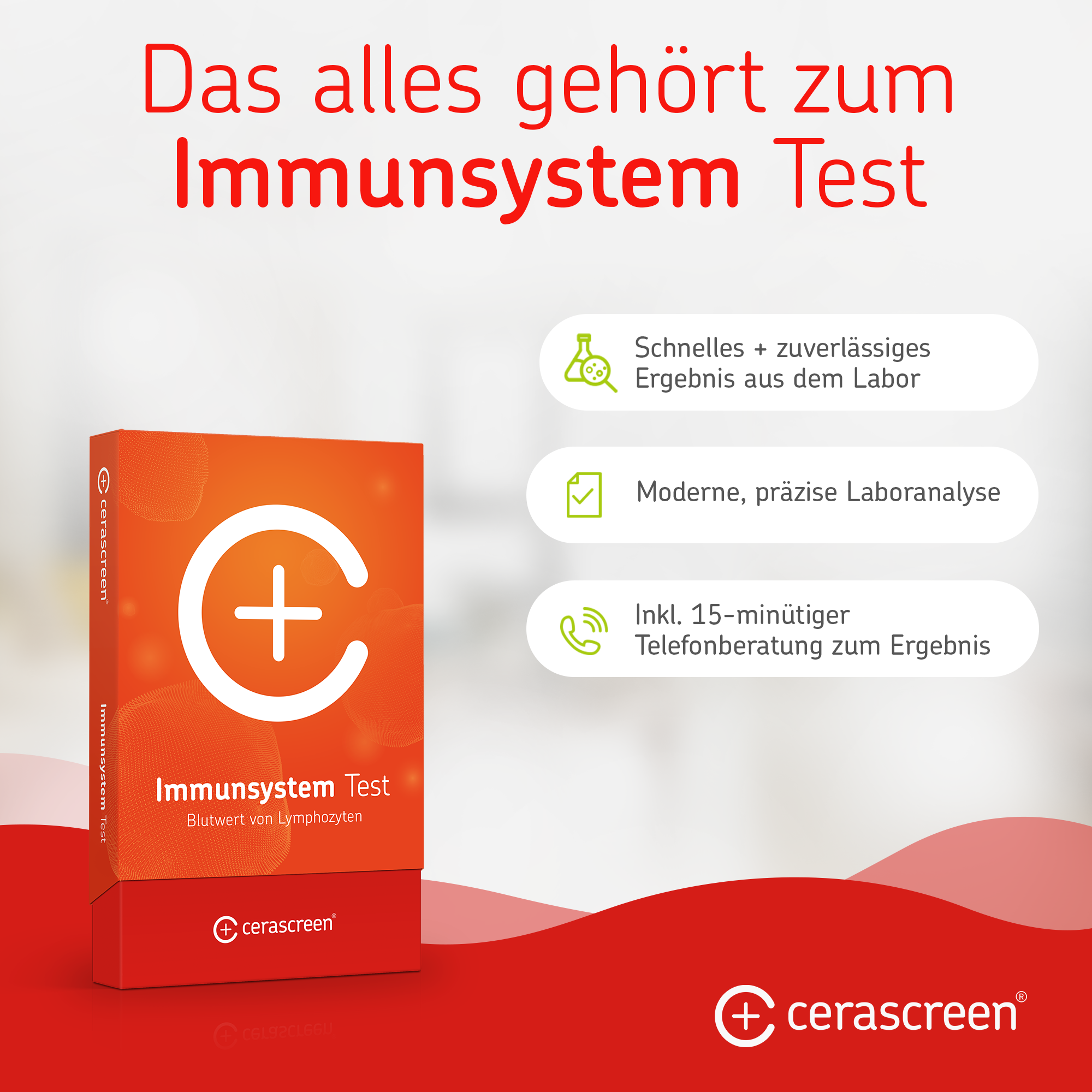 cerascreen Vital Testkits Immunsystem Test Bluttest Müdigkeit