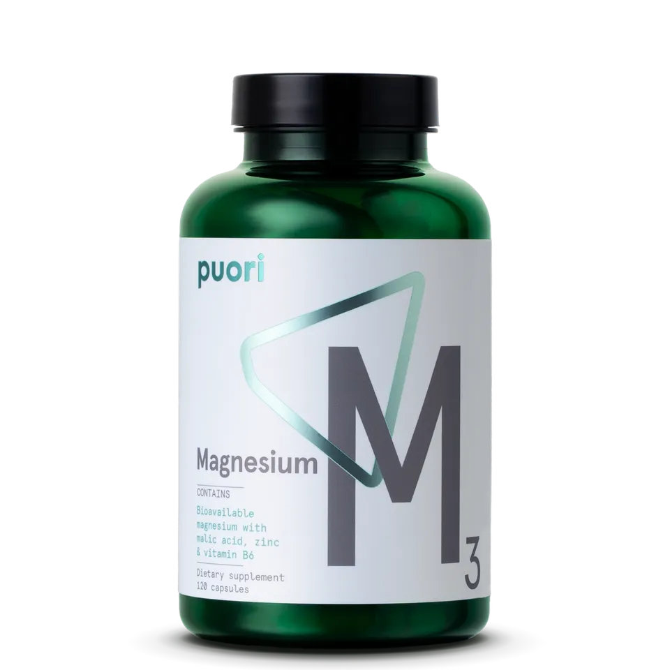 Puori M3 Magnesium Komplex Kapseln 120 Stück vegan