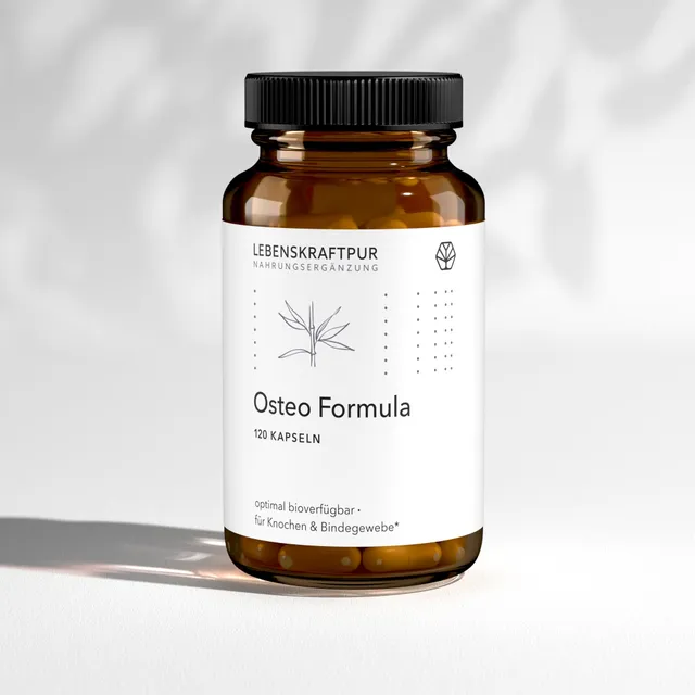 Lebenskraftpur Osteo Formula Kapseln vegan mit Calcium