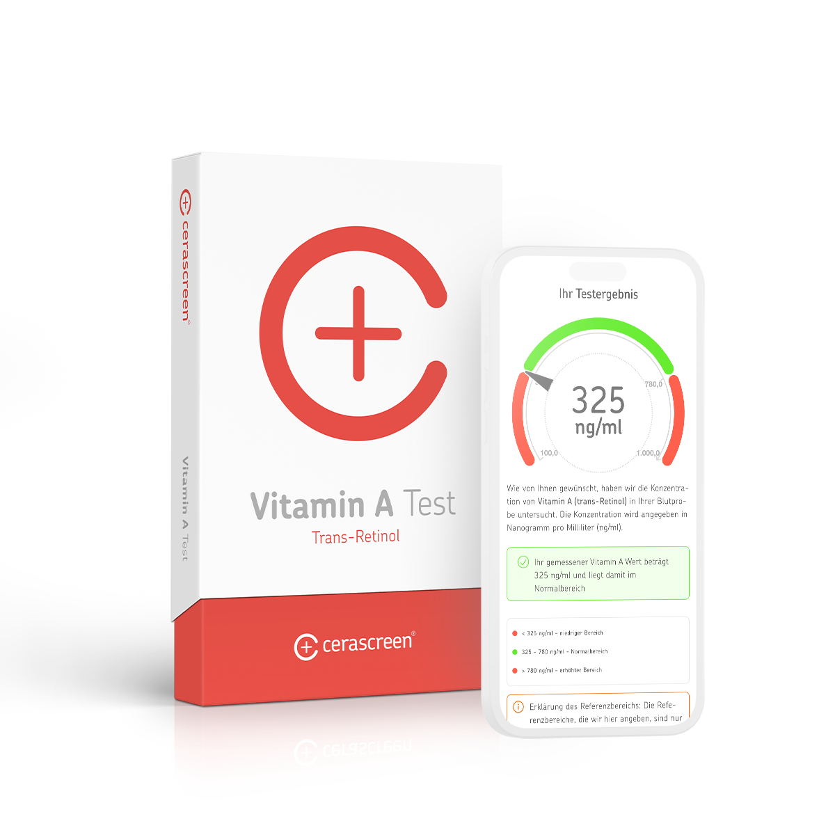 cerascreen Vital Testkits Vitamin A Test Bluttest Trockenblut