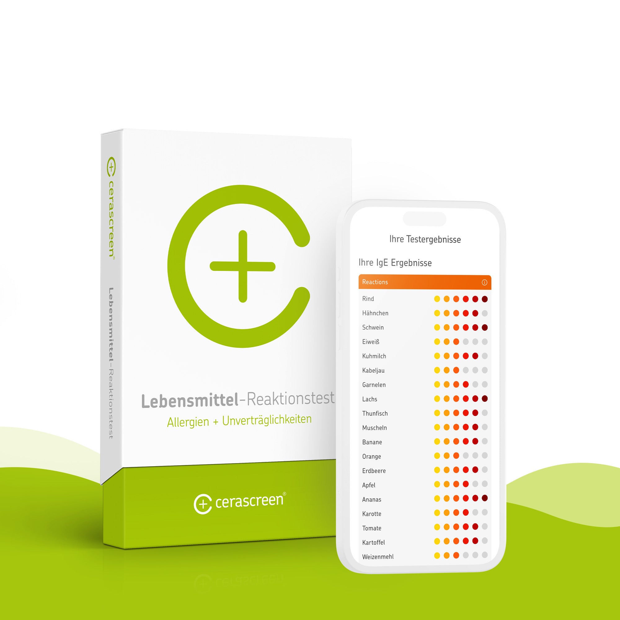 cerascreen Vital Lebensmittel-Reaktionstest Bluttest Einzelpackung