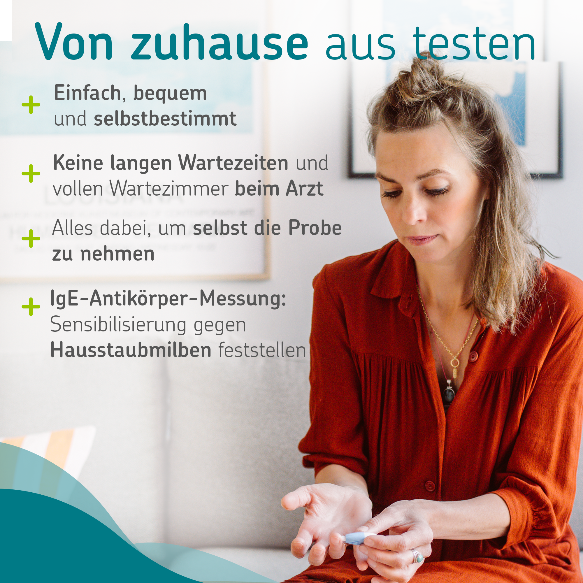 cerascreen Vital Hausstauballergie Test Blut Selbsttest