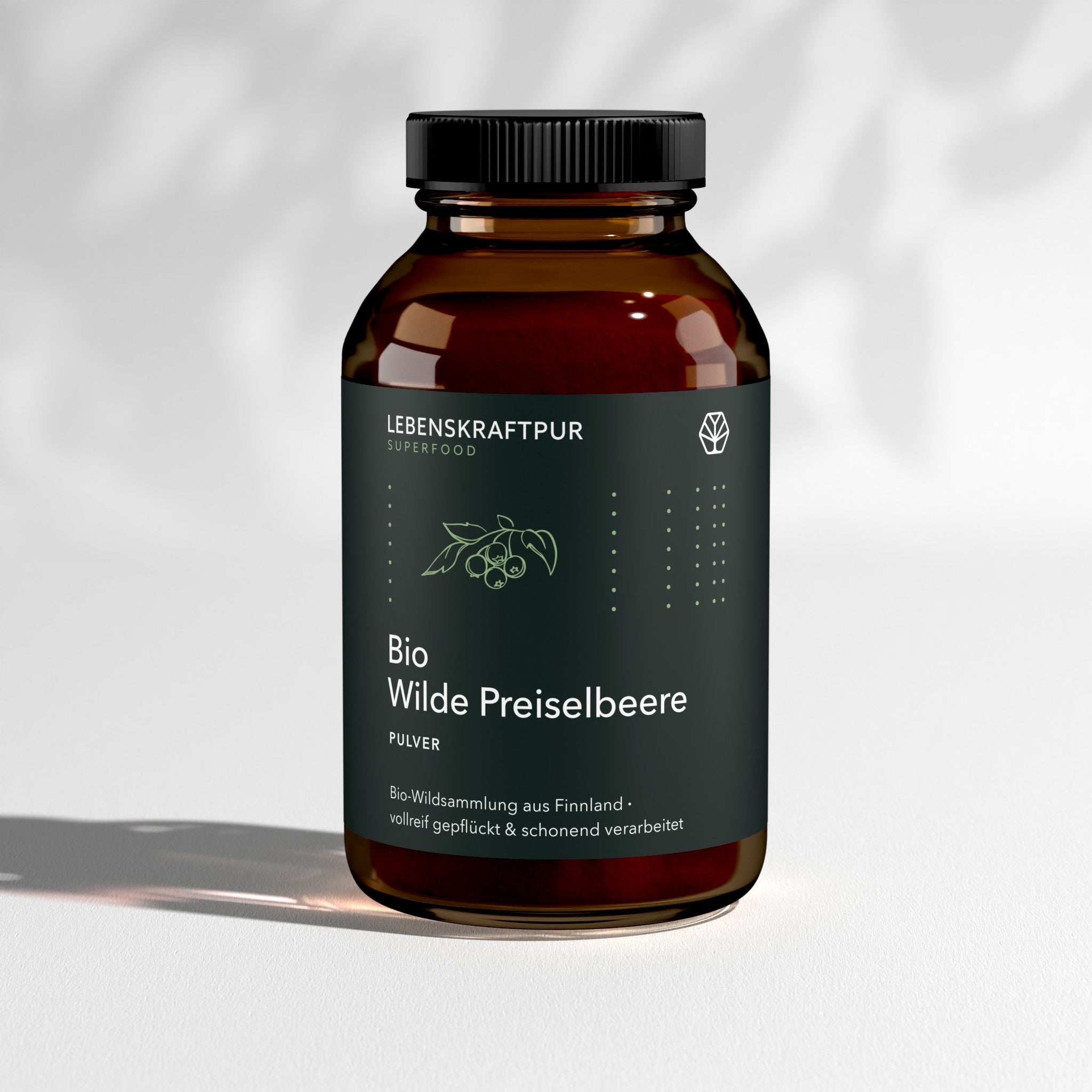 LebenskraftPur Superfood Bio Wilde Preiselbeere Pulver 250 g