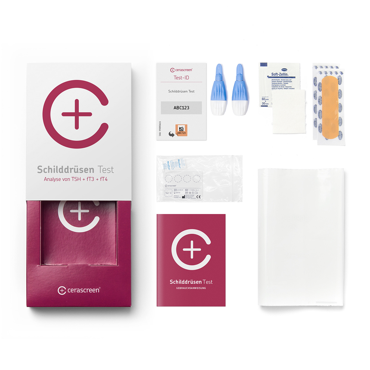 cerascreen Vital Schilddrüsen Test Bluttest Einzelpackung