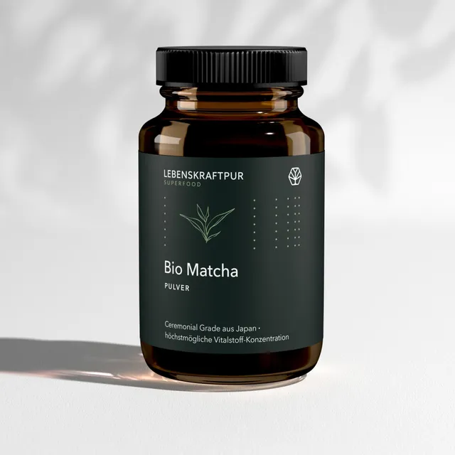 LebenskraftPur Bio Matcha Pulver Ceremonial Grade 30 g
