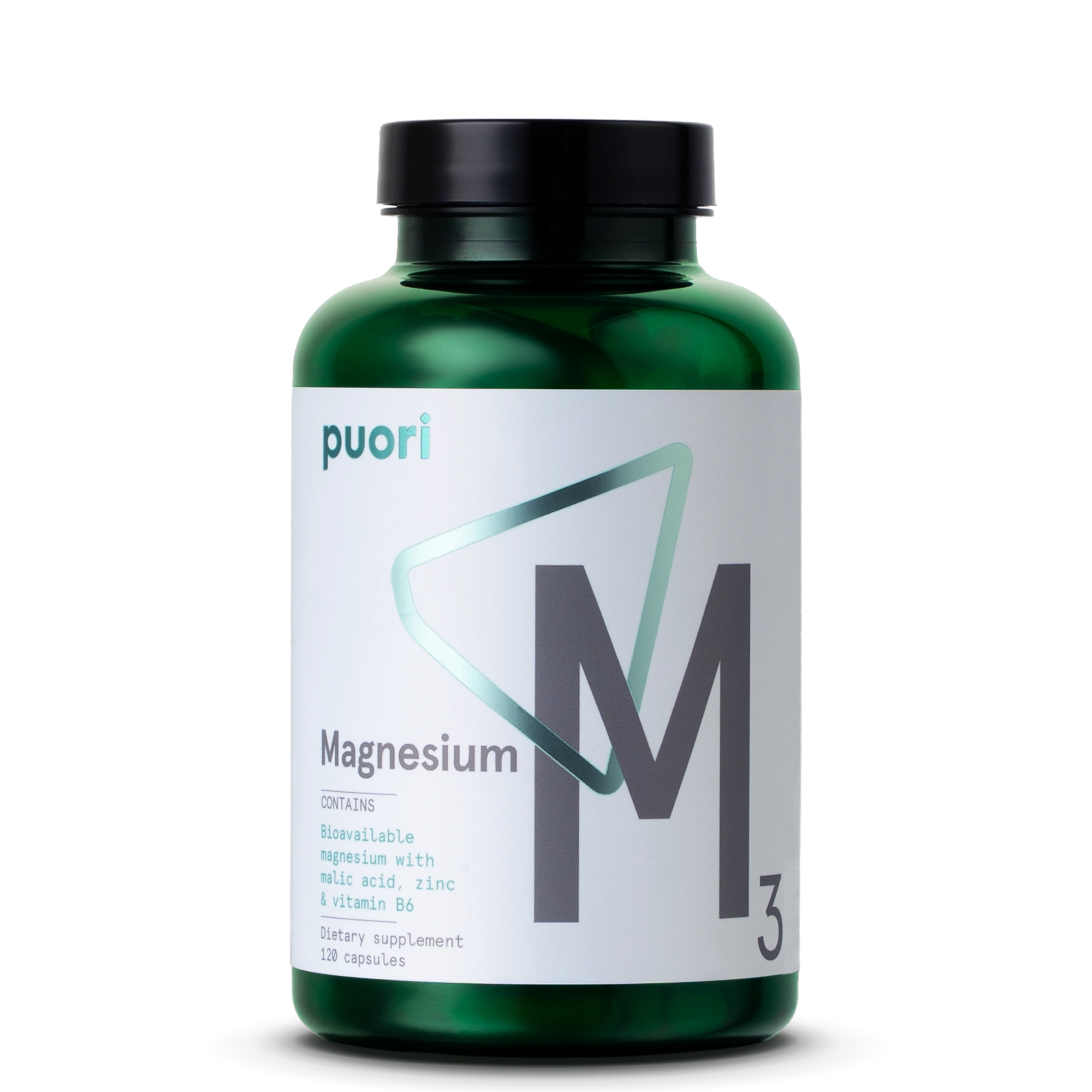 Puori M3 Magnesium Komplex Kapseln 120 Stück vegan
