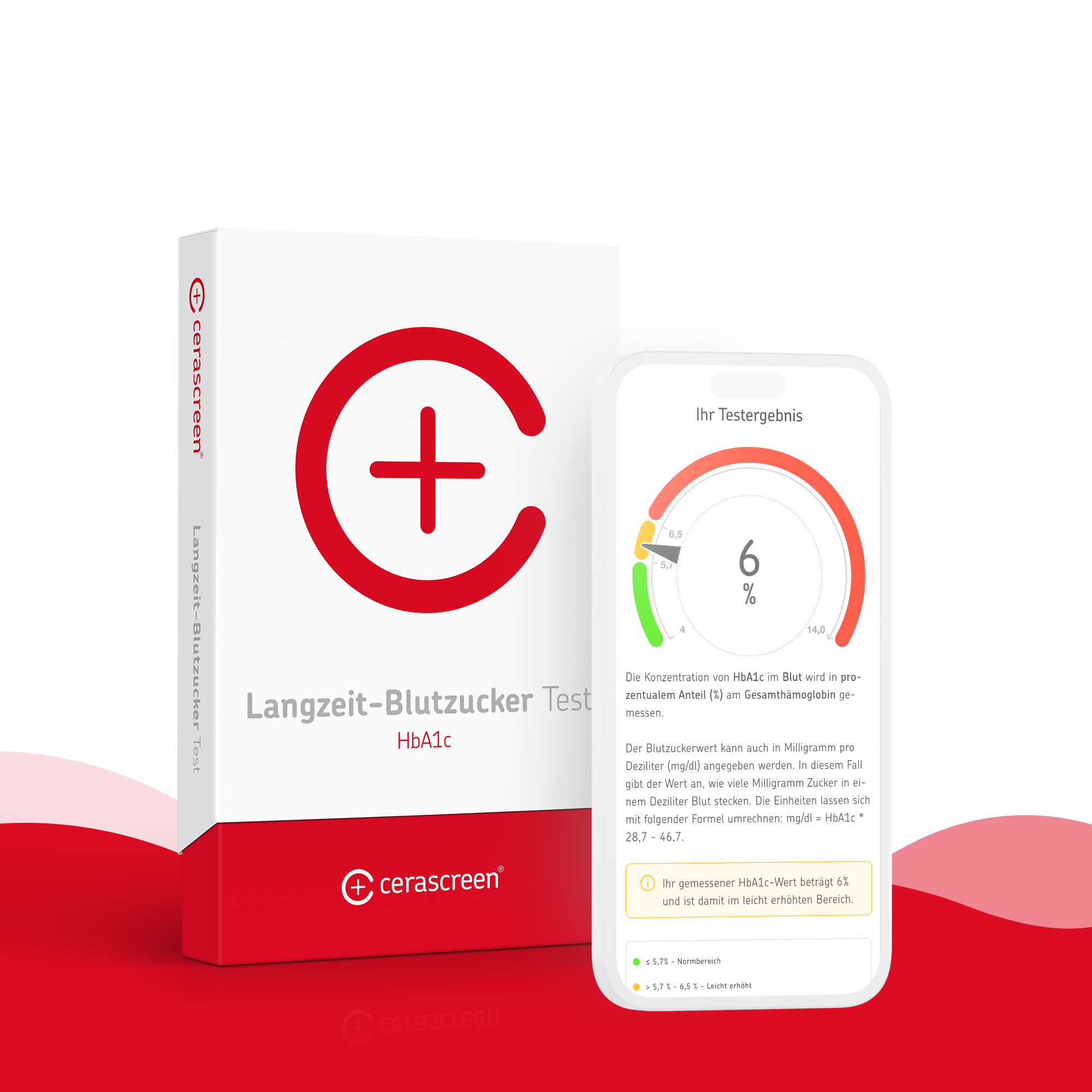 cerascreen Vital Testkits Langzeit-Blutzucker Test HbA1c Bluttest