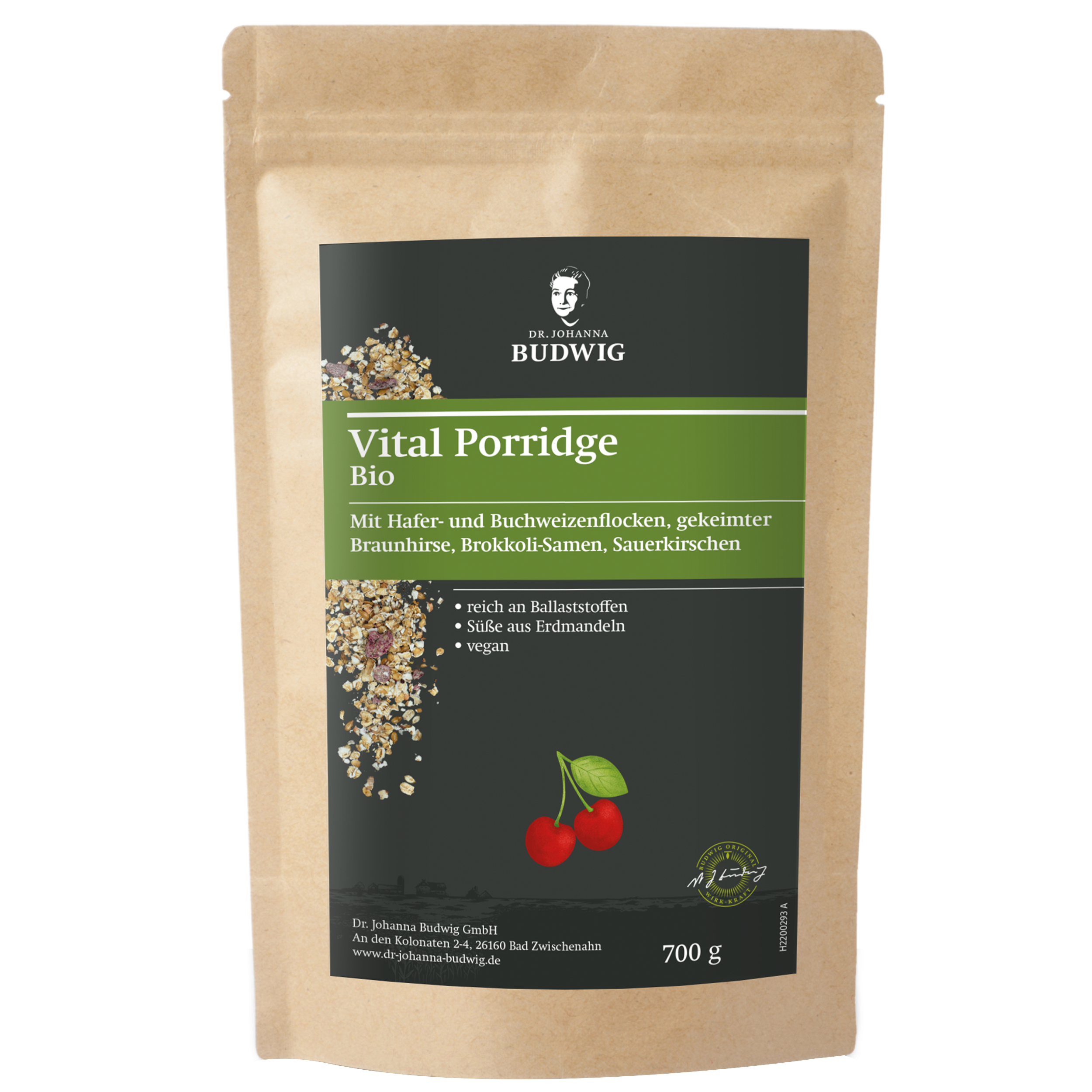 Dr. Johanna Budwig Vital Porridge Porridge 700 g glutenfrei
