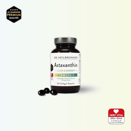 Dr. Heilbronner Omega 3 Astaxanthin Augen 60 Kapseln