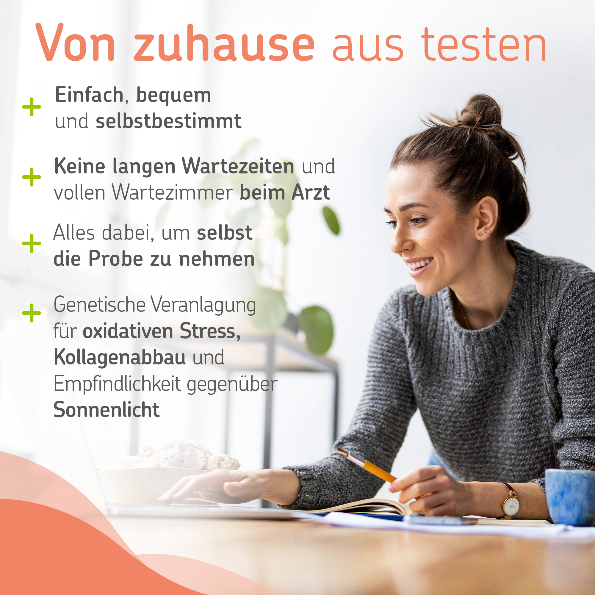 cerascreen DNA Hautgesundheits Test Gentest für Zuhause