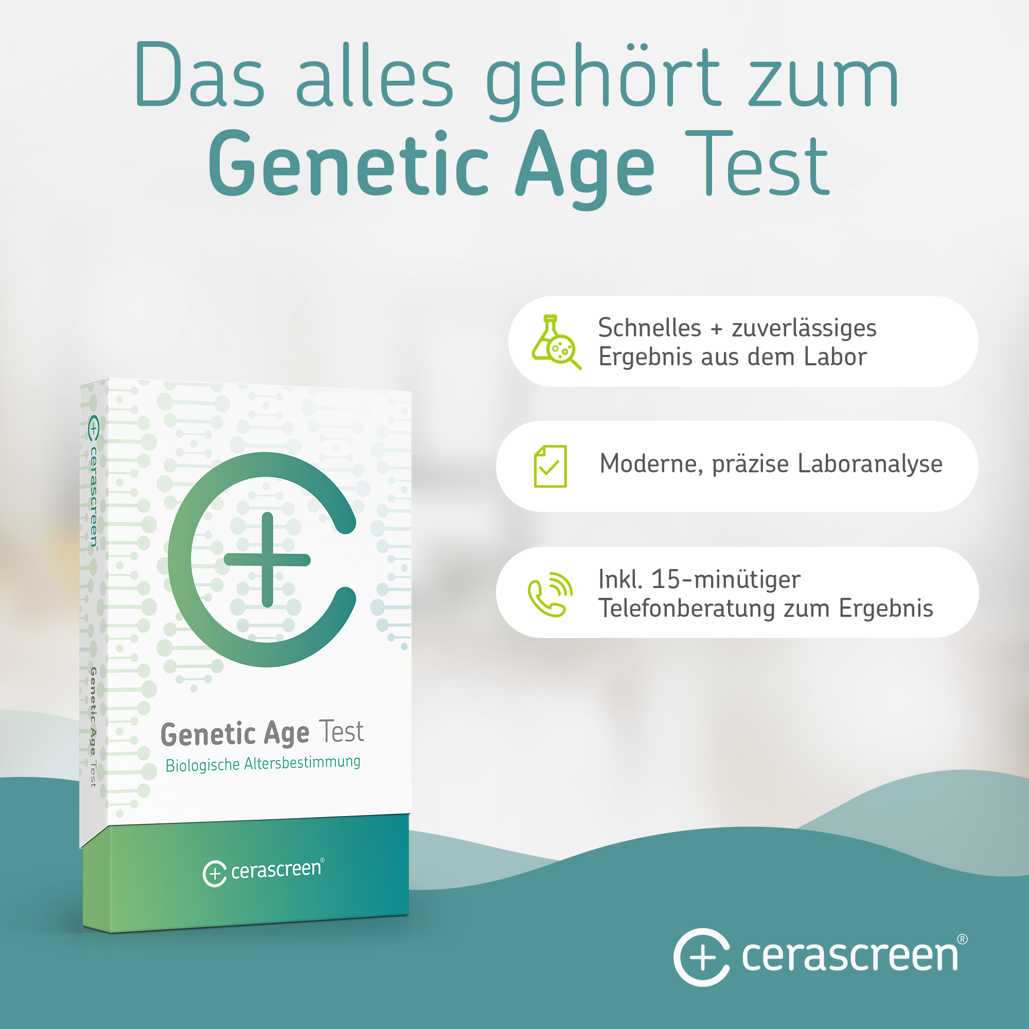 cerascreen Genetic Age Test Biologisches Alter
