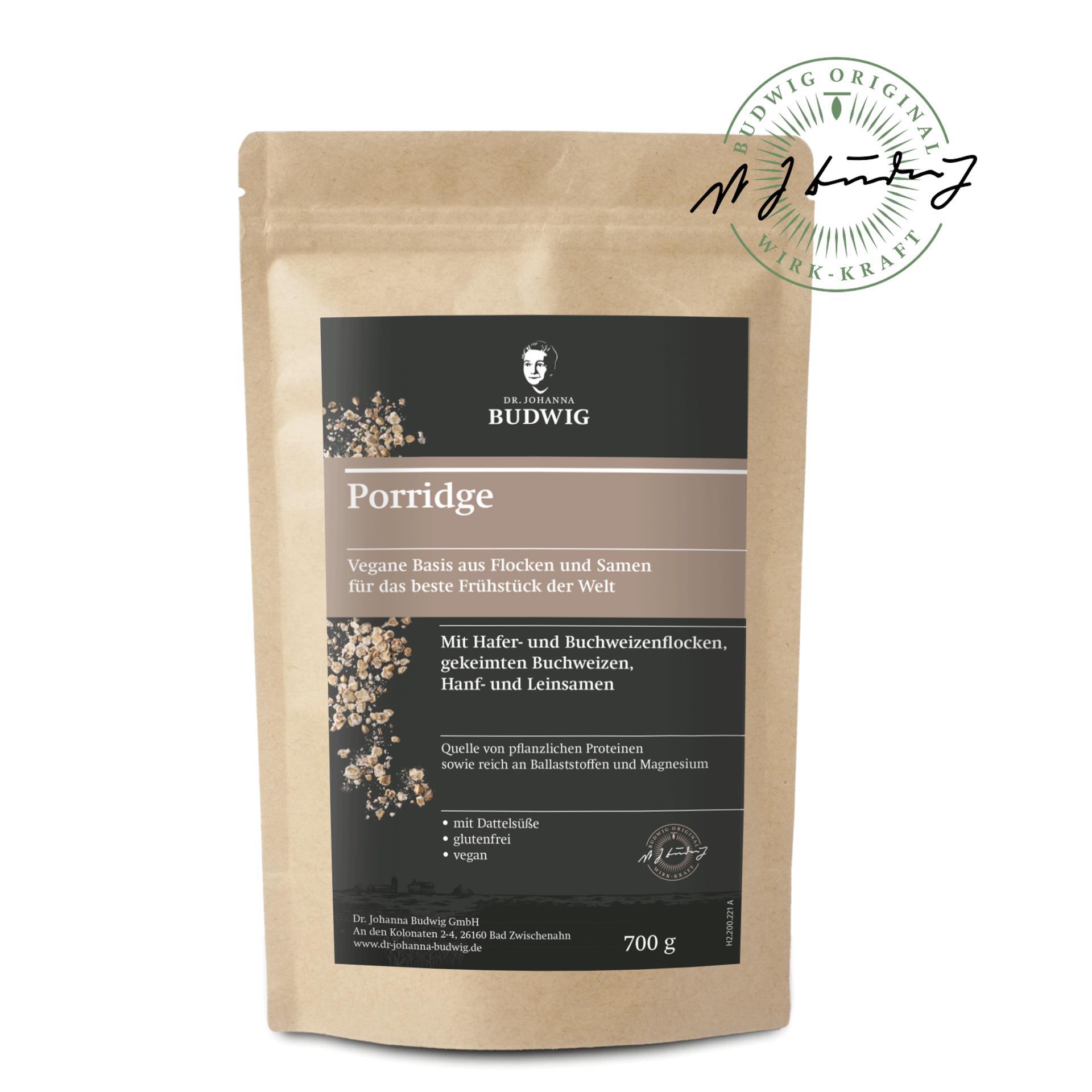 Dr. Johanna Budwig Porridge Starter Paket Vorteilspaket vegan