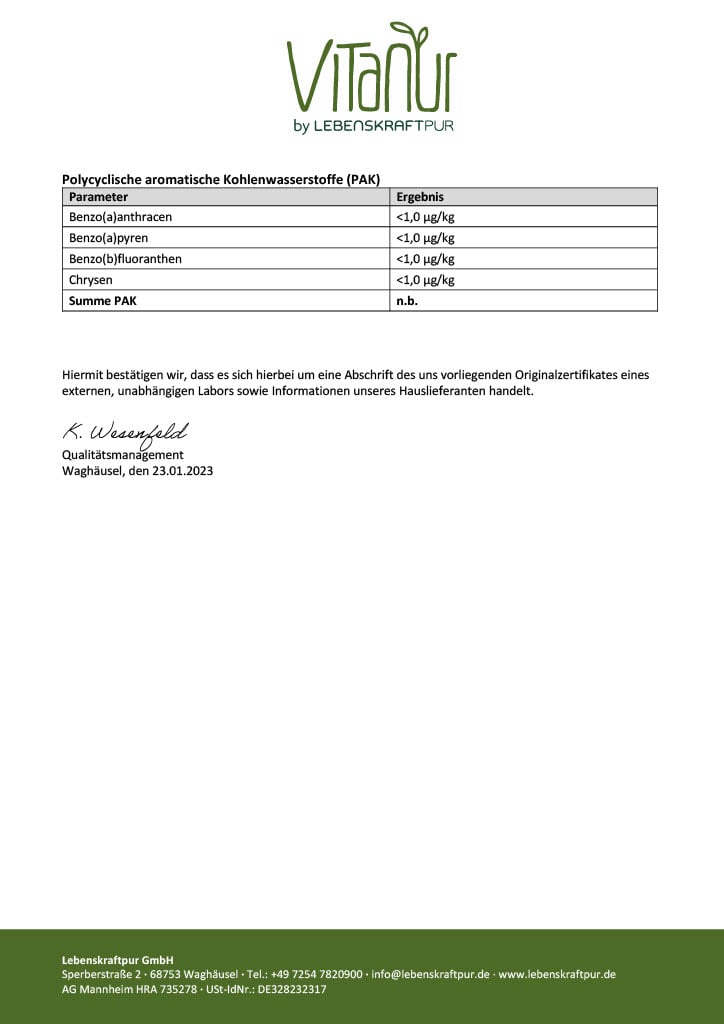 LebenskraftPur Superfood Bio Kurkuma Plus Pulver mit Pfeffer