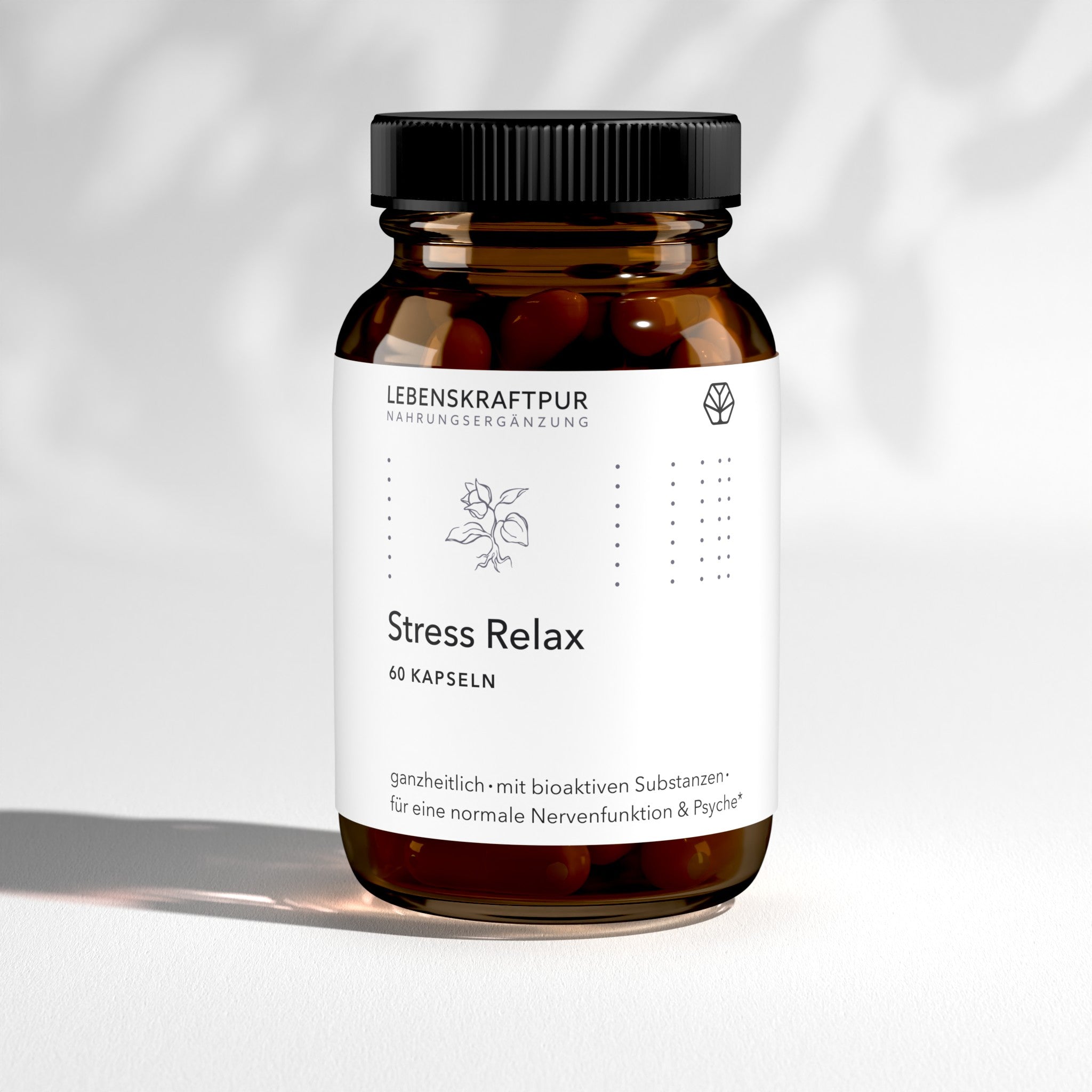 LebenskraftPur Stress Relax Kapseln Adaptogene Magnesium