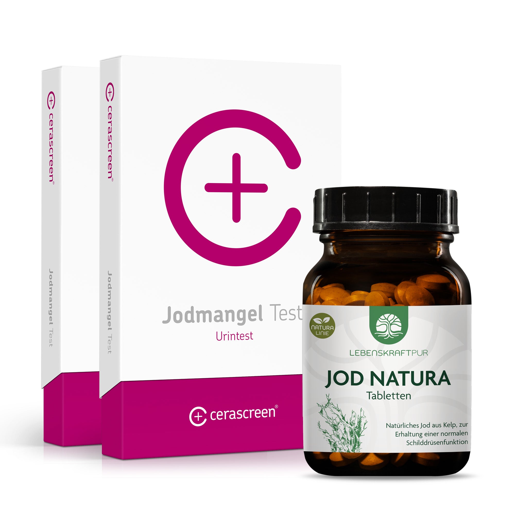 cerascreen Kombi-Pakete Jod-Kontrollset 2 Tests Jod-Kapseln