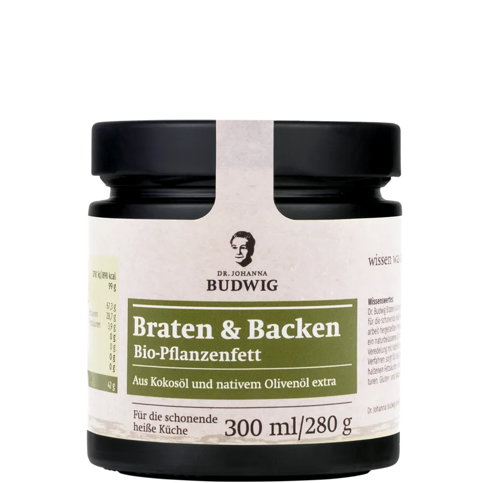 Dr. Johanna Budwig Braten & Backen Speiseöl hitzestabil