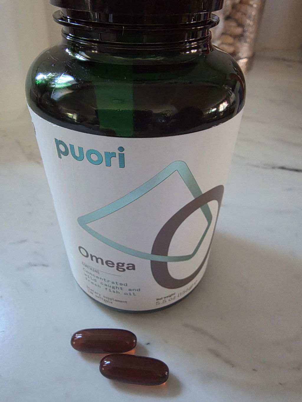 Puori O3 Omega-3 Fischöl Kapseln 120 Stück EPA DHA