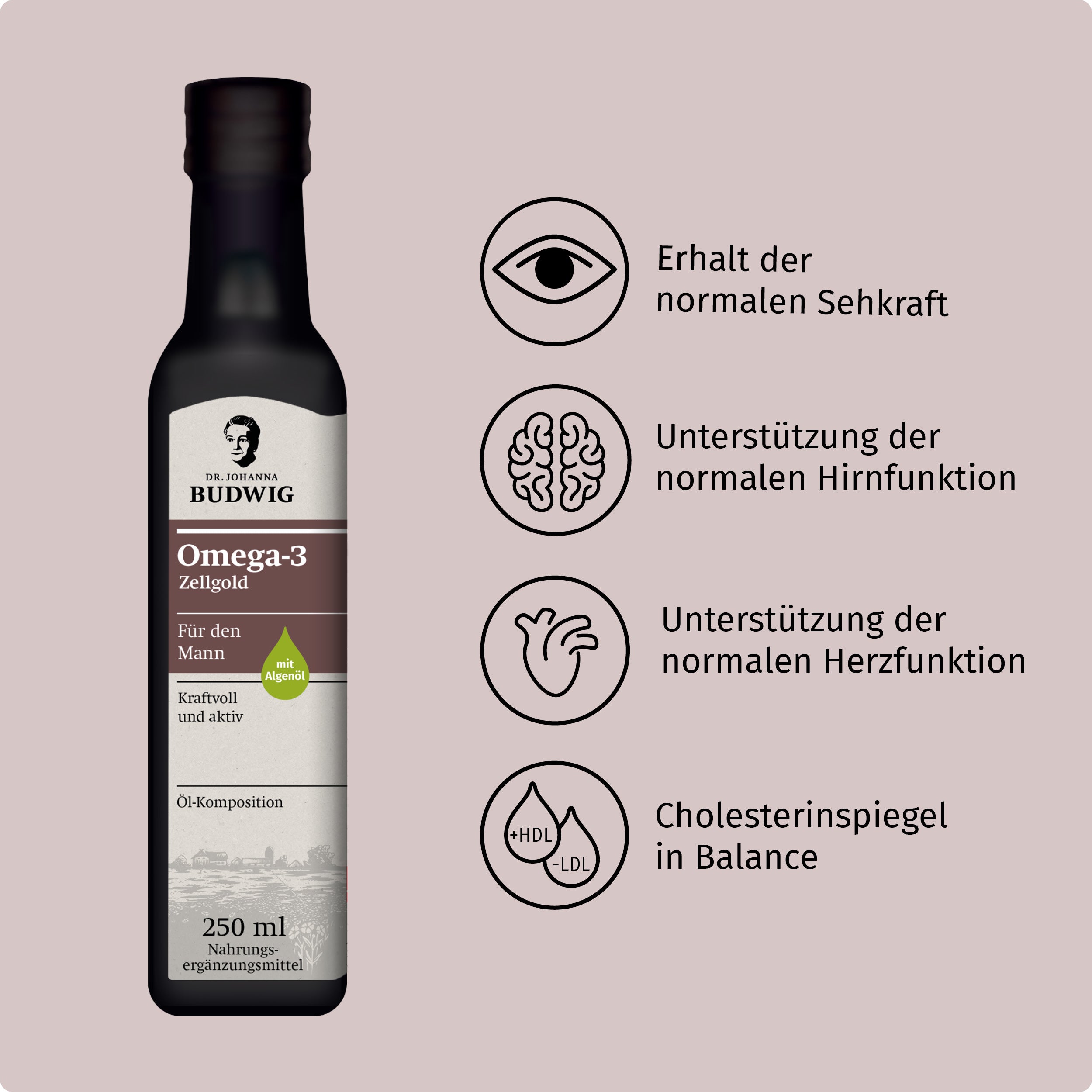 Dr. Johanna Budwig Kennenlern-Paket für den Mann Set Omega-3