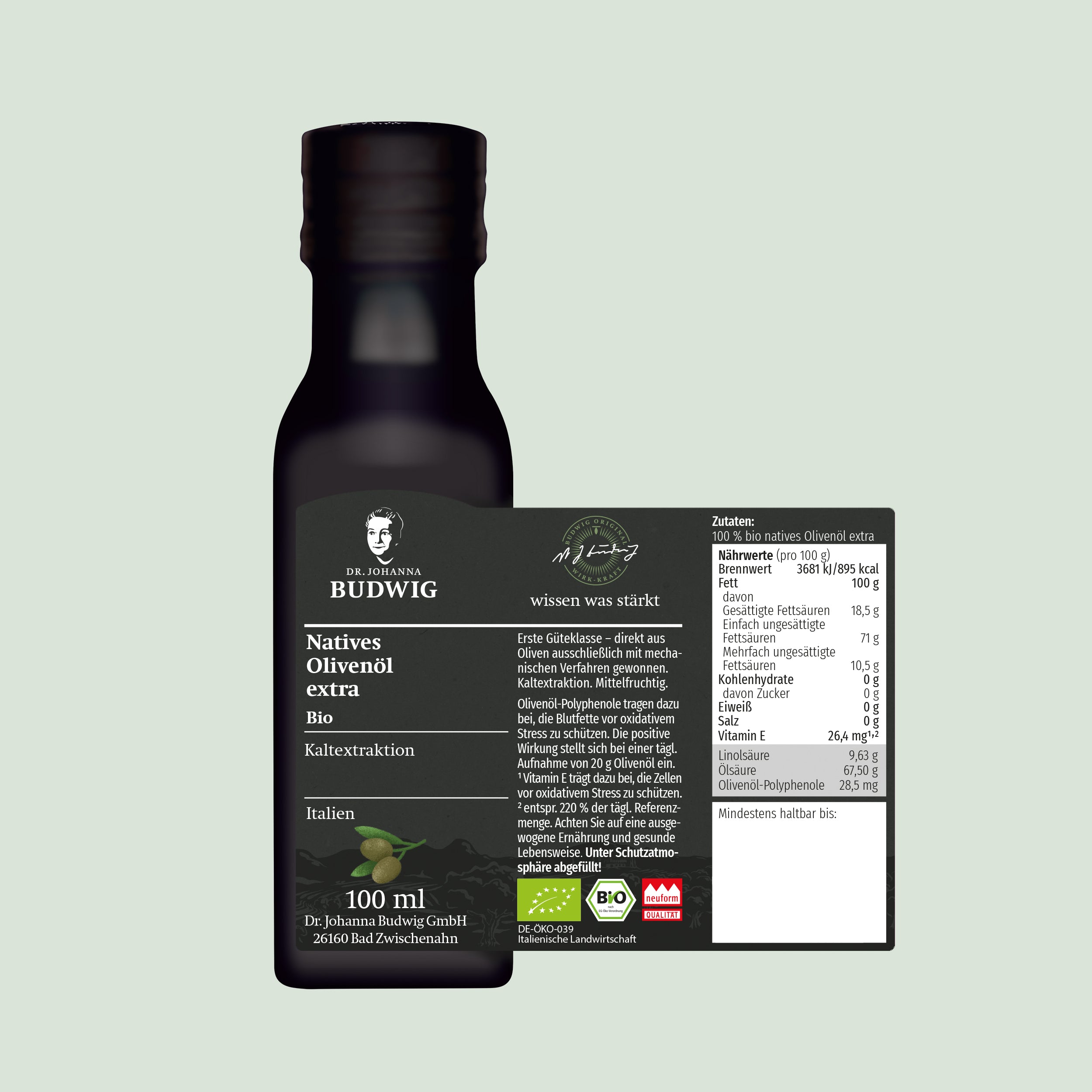 Dr. Johanna Budwig Vorteilspakete Pure Öle Probierpaket 3x100ml Bio